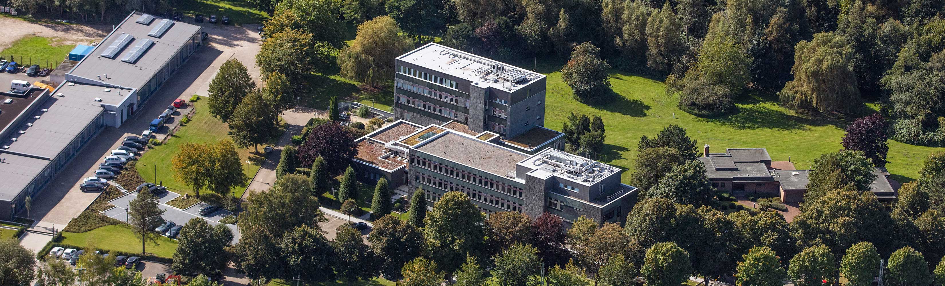 Aerial view of the headquarters in Pinneberg Aerial view of the headquarters in Pinneberg